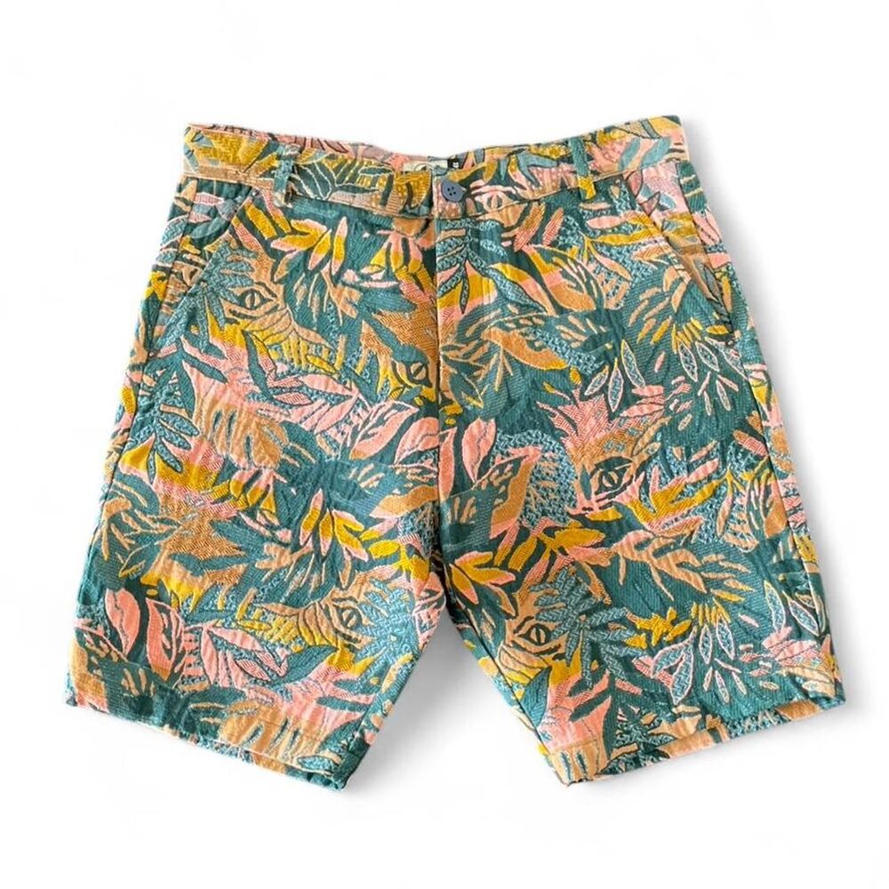 RARE Jurassic Park x Gen Art JP25 25th Anniversary Tropical Jungle Print Shorts